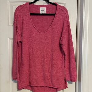 Aerie Vibrant Pink Knit Top